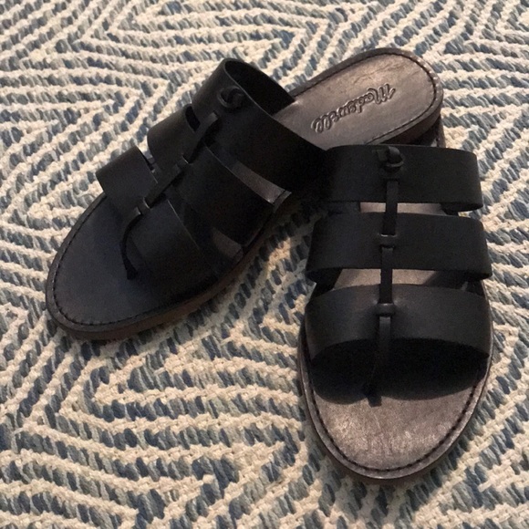 madewell knot slide sandal